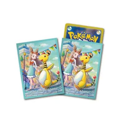 Pokémon Center Japan: Mandarin Orange Deck Sleeves – 64-pack